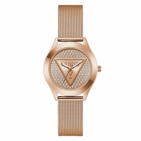 Guess Ladies Rose Gold Tone Analog Watch