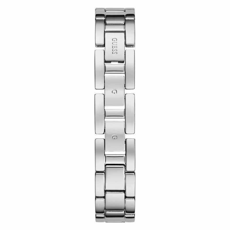 Guess Ladies Silver Tone Analog Gift Set