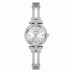 Guess Ladies Silver Tone Analog Watch