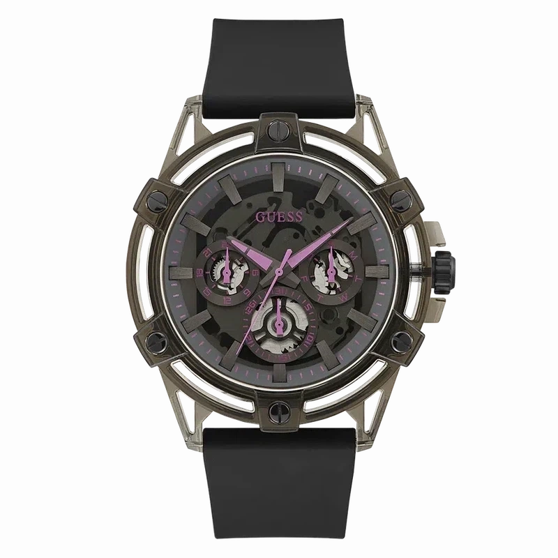 Guess Men's Sporting Pink Limited Edition Watch