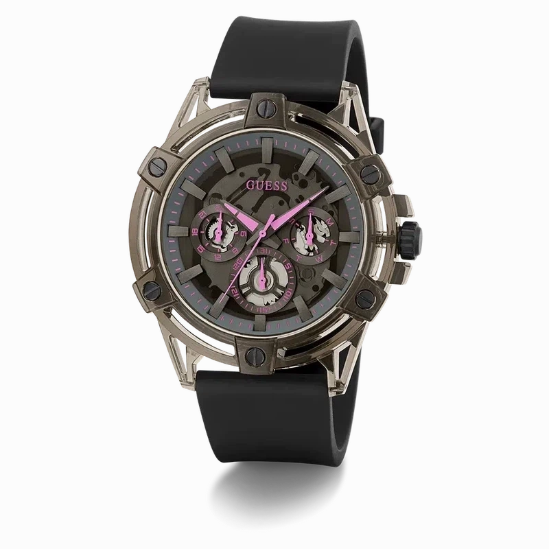 Guess Men's Sporting Pink Limited Edition Watch