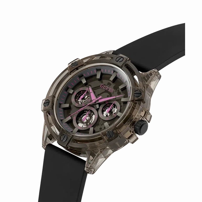 Guess Men's Sporting Pink Limited Edition Watch