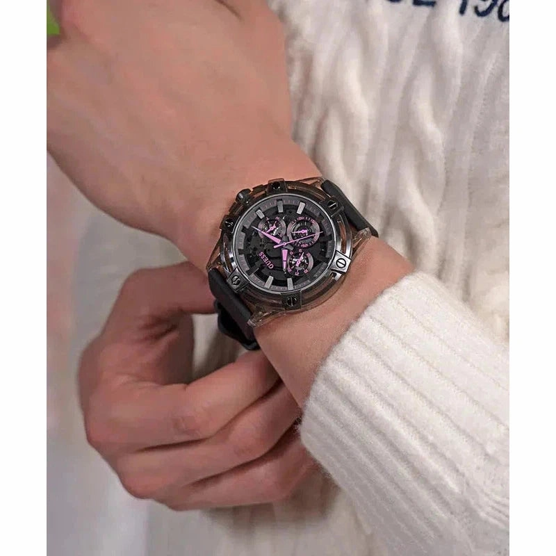 Guess Men's Sporting Pink Limited Edition Watch