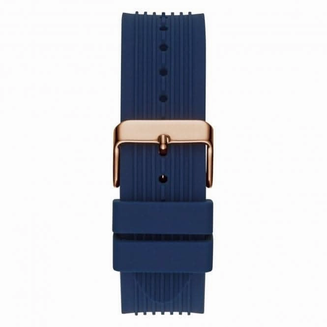 Guess Mens Sport Stainless Steel Blue Watch GW0057G2