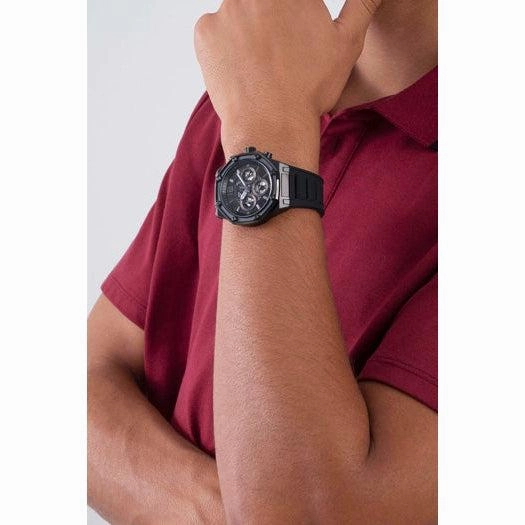 Guess Momentum Black Multi-Function Gents Watch GW0263G4