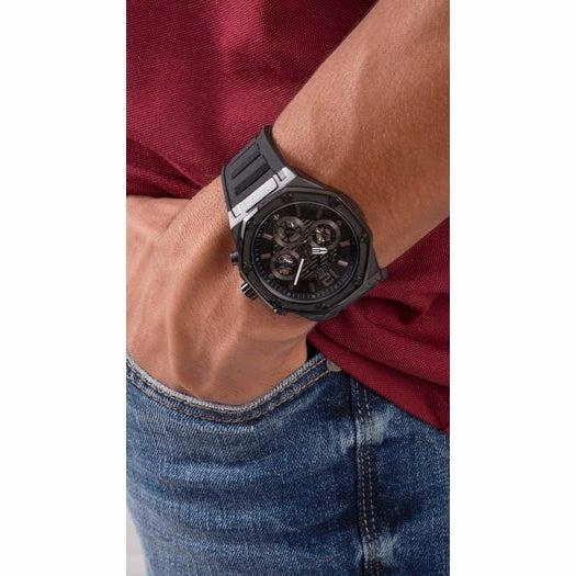 Guess Momentum Black Multi-Function Gents Watch GW0263G4