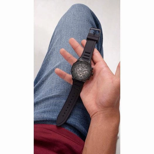 Guess Momentum Black Multi-Function Gents Watch GW0263G4