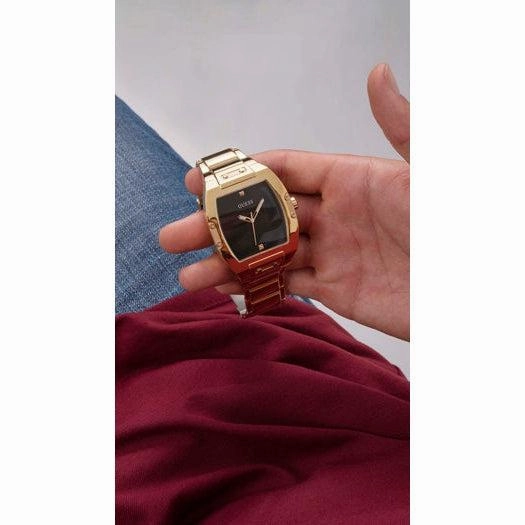 Guess Phoenix Gold Tone Analog Gents Watch GW0387G2