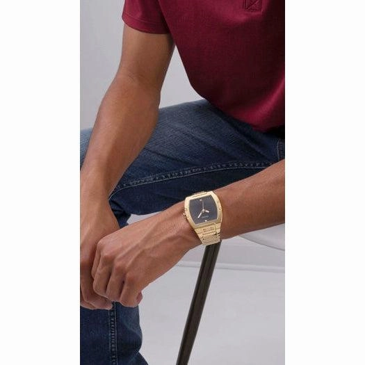 Guess Phoenix Gold Tone Analog Gents Watch GW0387G2