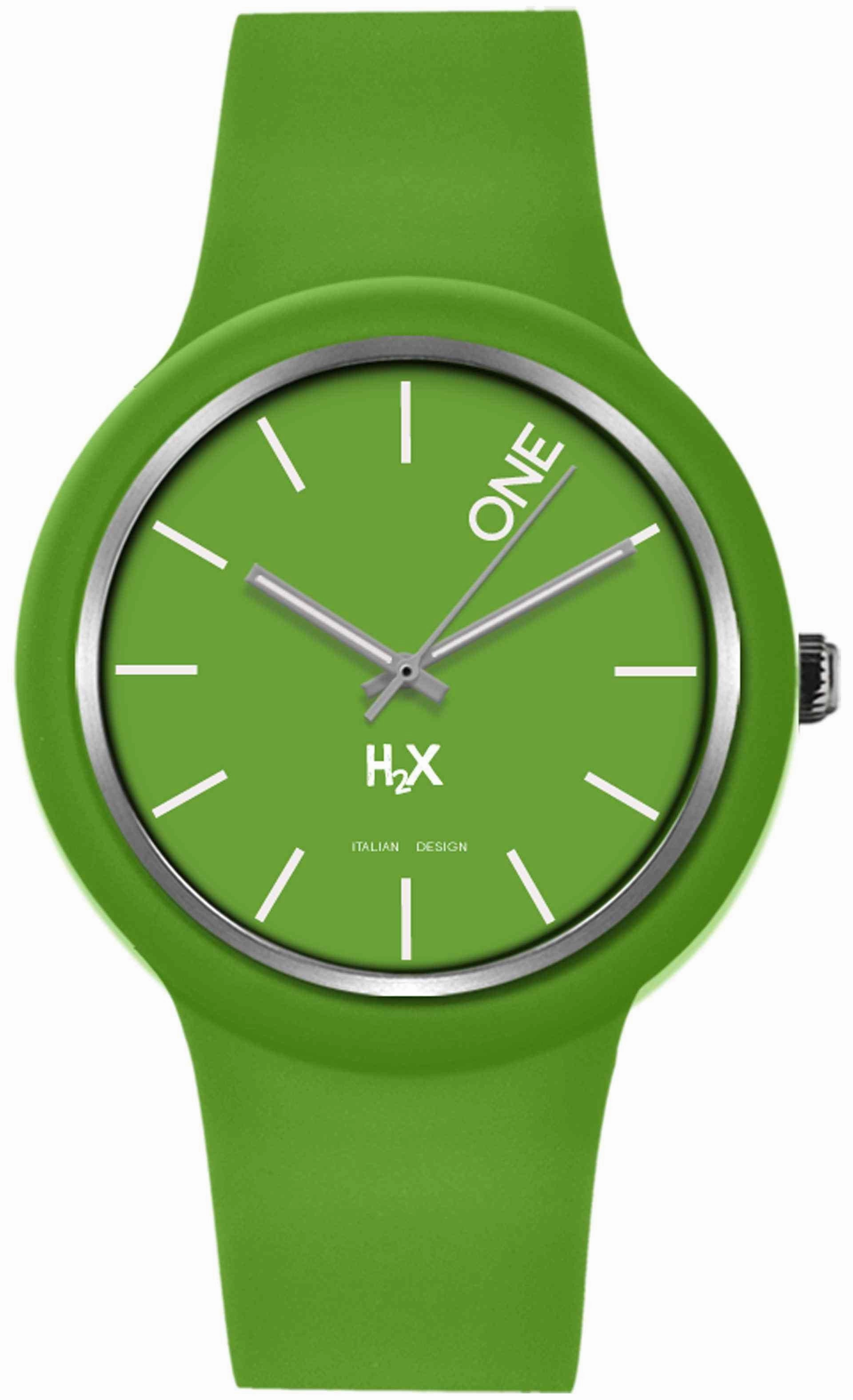 H2X One 42mm Gent Verde Unisex cod. P-SV430UV4