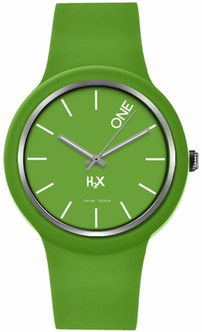 H2X One 42mm Gent Verde Unisex cod. P-SV430UV4