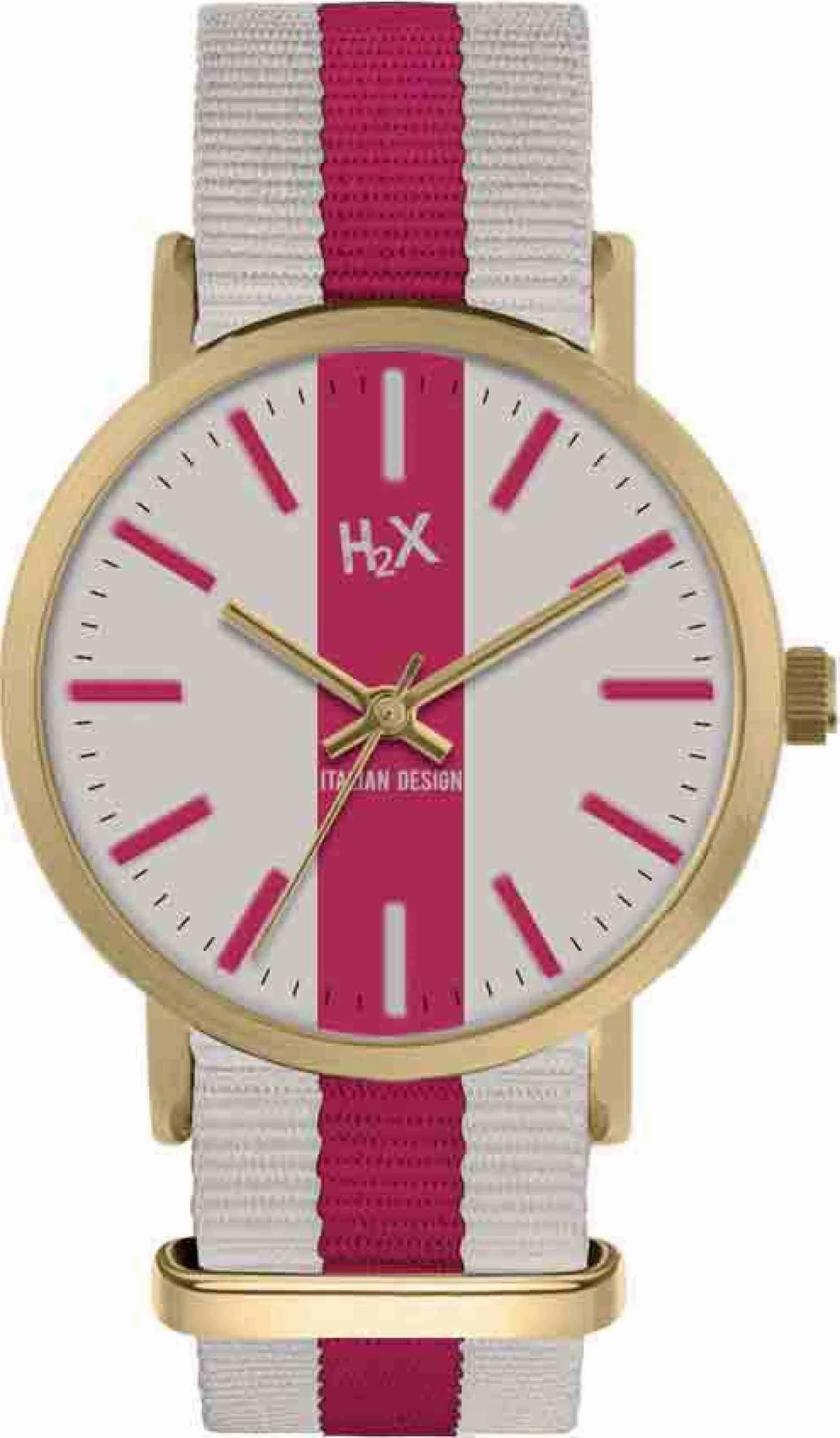 H2X Tidy 39mm Bianco-Rosso Unisex cod. P-FG415XL6