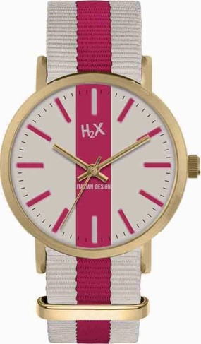 H2X Tidy 39mm Bianco-Rosso Unisex cod. P-FG415XL6