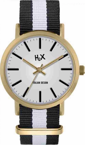 H2X Tidy 39mm Nero-Bianco Unisex cod. P-FG415XI5
