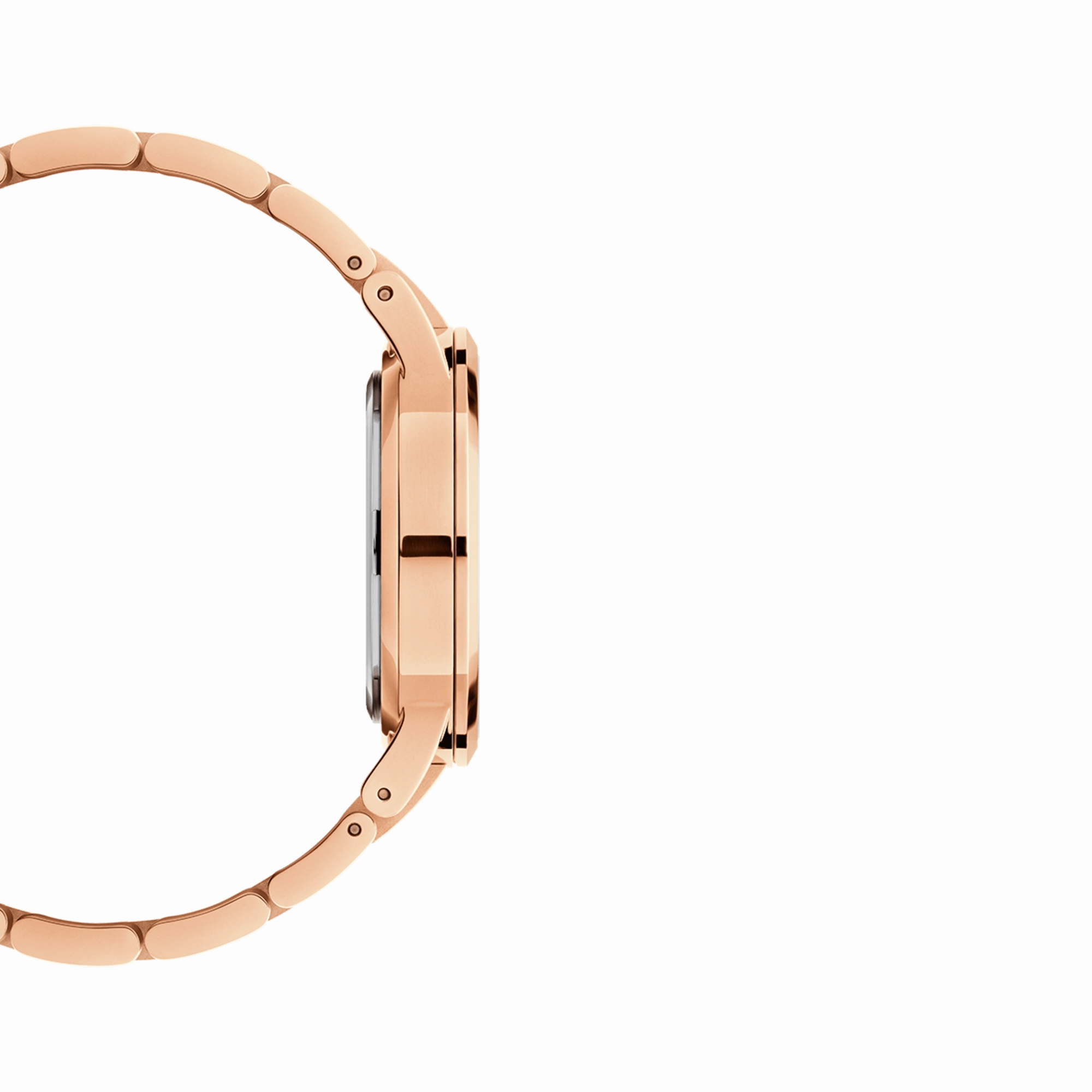 Iconic Link Amber Rose Gold