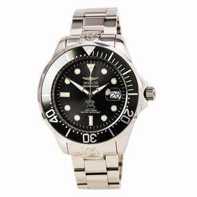 Invicta 16037 Men's Grand Diver Charcoal Dial Steel Bracelet Automatic Dive Watch