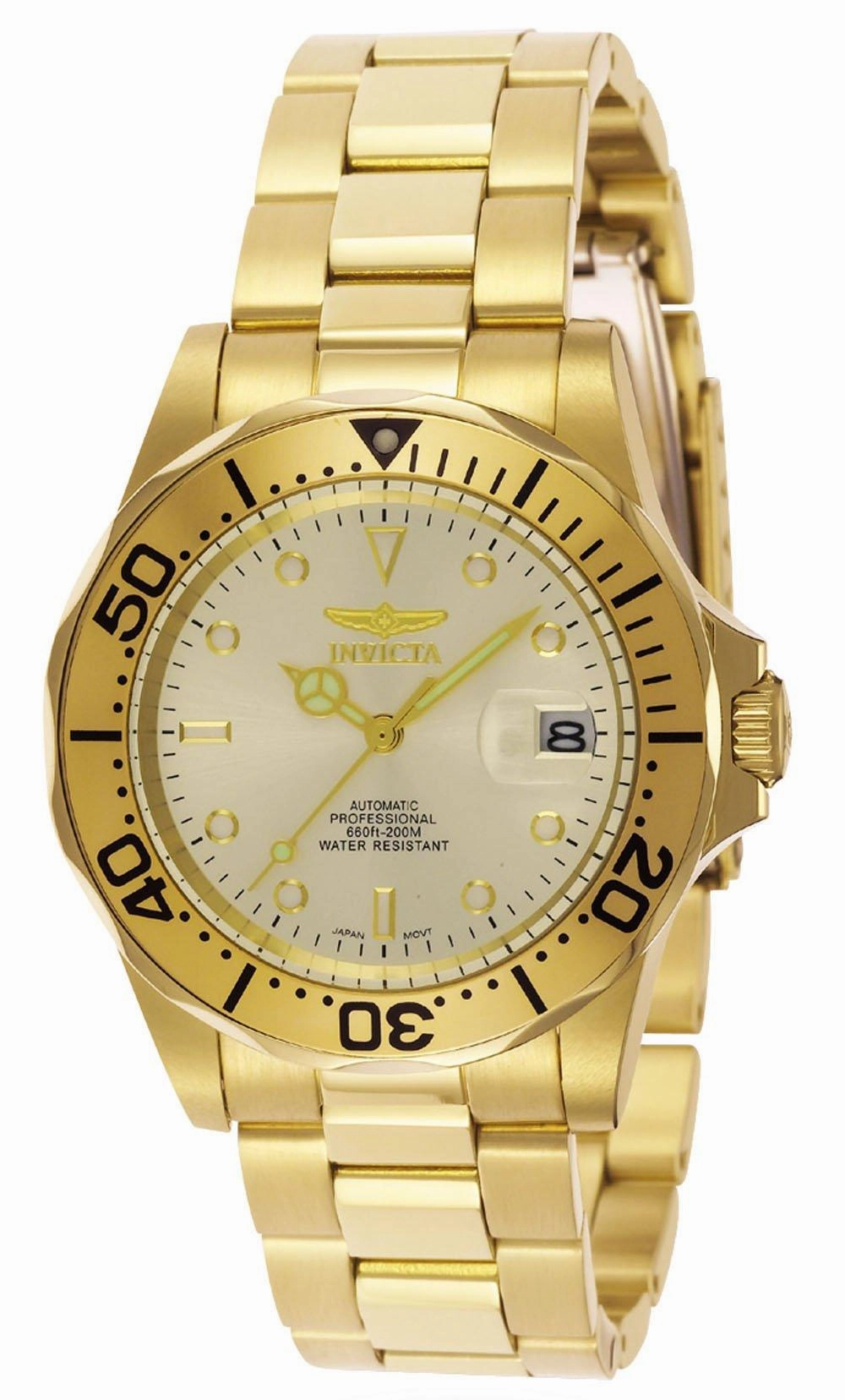 Invicta 9618 - Gold Automatic Diver