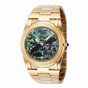Invicta Boy's Quartz Watch - Reserve Slim Yellow Gold Steel Bracelet Diamond | 41065