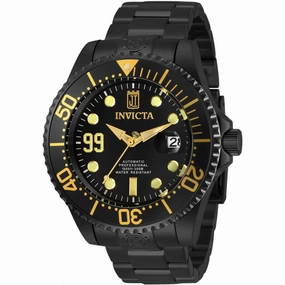 Invicta Men's Automatic Watch - Jason Taylor Black Dial Bracelet | 30196