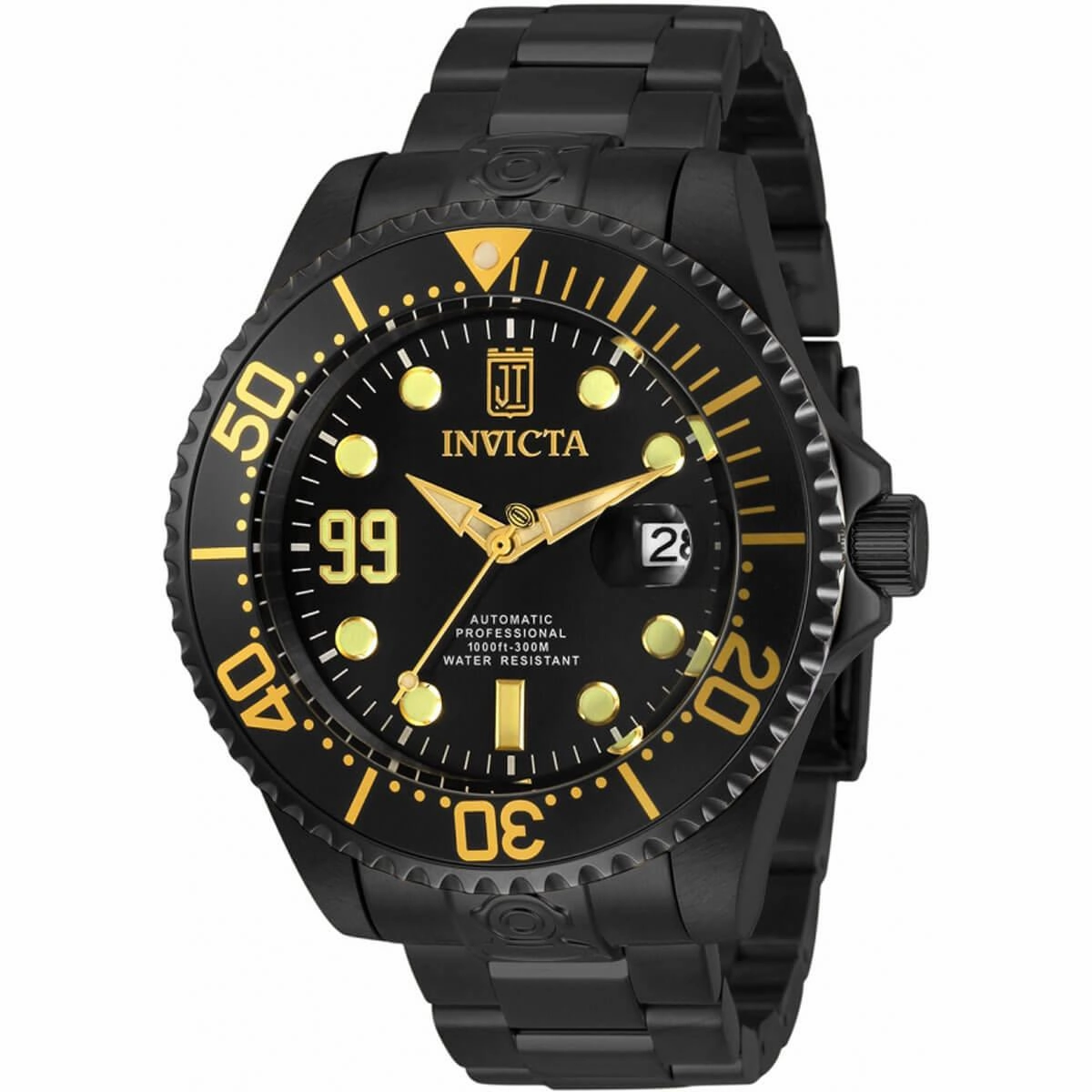 Invicta Men's Automatic Watch - Jason Taylor Black Dial Bracelet | 30196