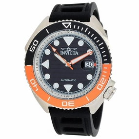 Invicta Men's Automatic Watch - Pro Diver Black and Silver Dial Strap | 30423