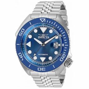 Invicta Men's Automatic Watch - Pro Diver Blue Dial Stainless Steel Bracelet | 30411