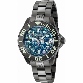 Invicta Men's Automatic Watch - Pro Diver Gunmetal Stainless Steel Bracelet | 35764