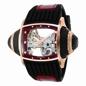 Invicta Men's Automatic Watch - Vintage Rose Gold and Black Case Strap | 35275