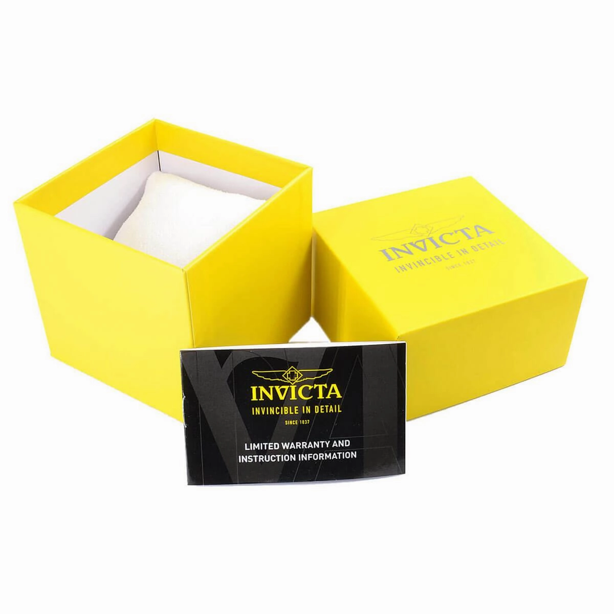 Invicta Men's Chronograph Watch - Bolt Black Dial Yellow Gold Bracelet | 38953