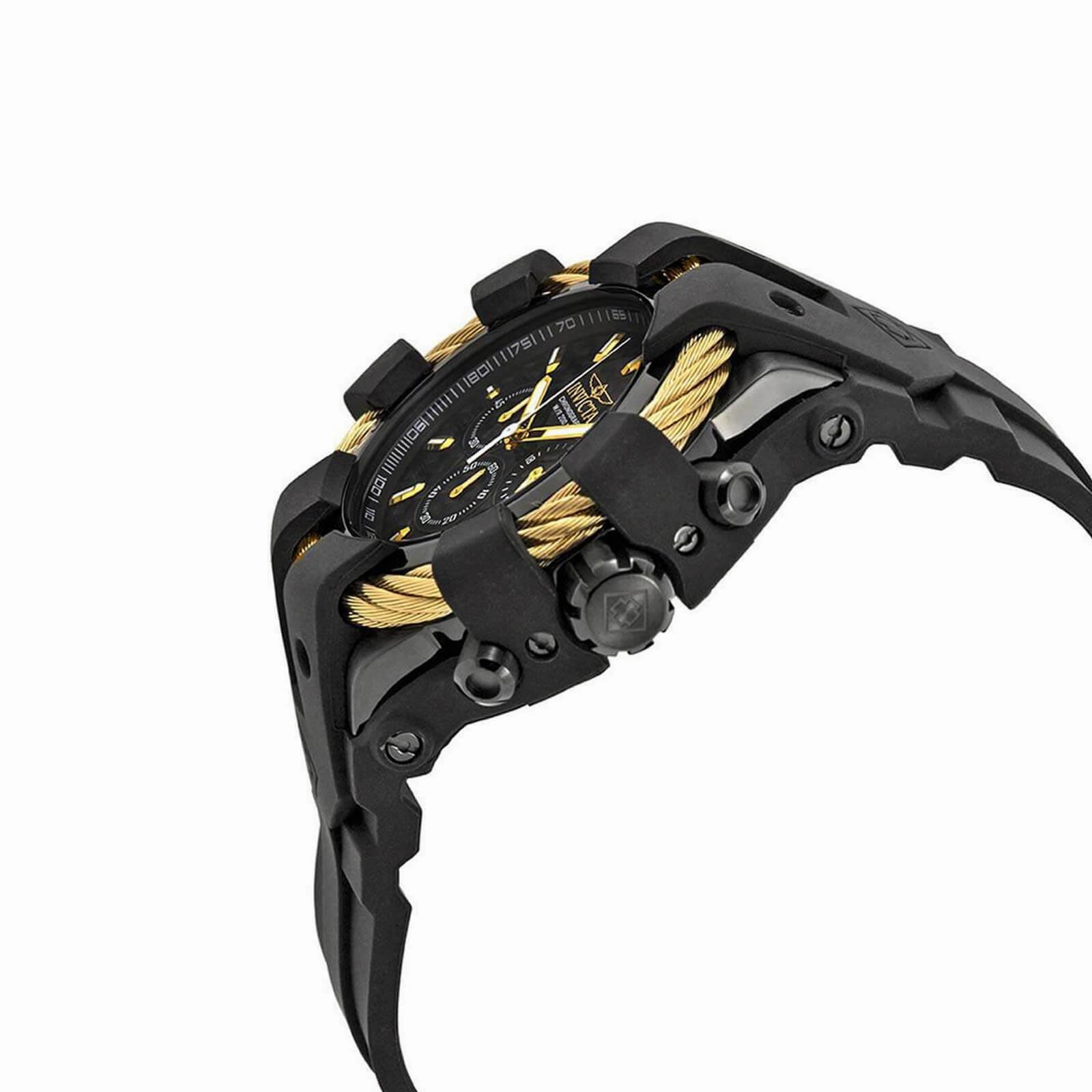 Invicta Men's Chronograph Watch - Bolt Sport Black Silicone Strap | 23866