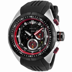 Invicta Men's Chronograph Watch - Hydromax Swiss Quartz Black Silicone Strap | 32205