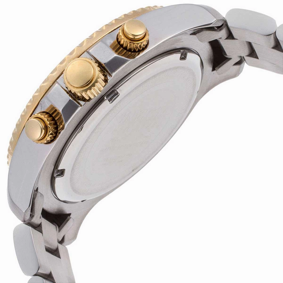 Invicta Men's Chronograph Watch - Pro Diver Gold Tone Dial Two Tone Bracelet | 21790