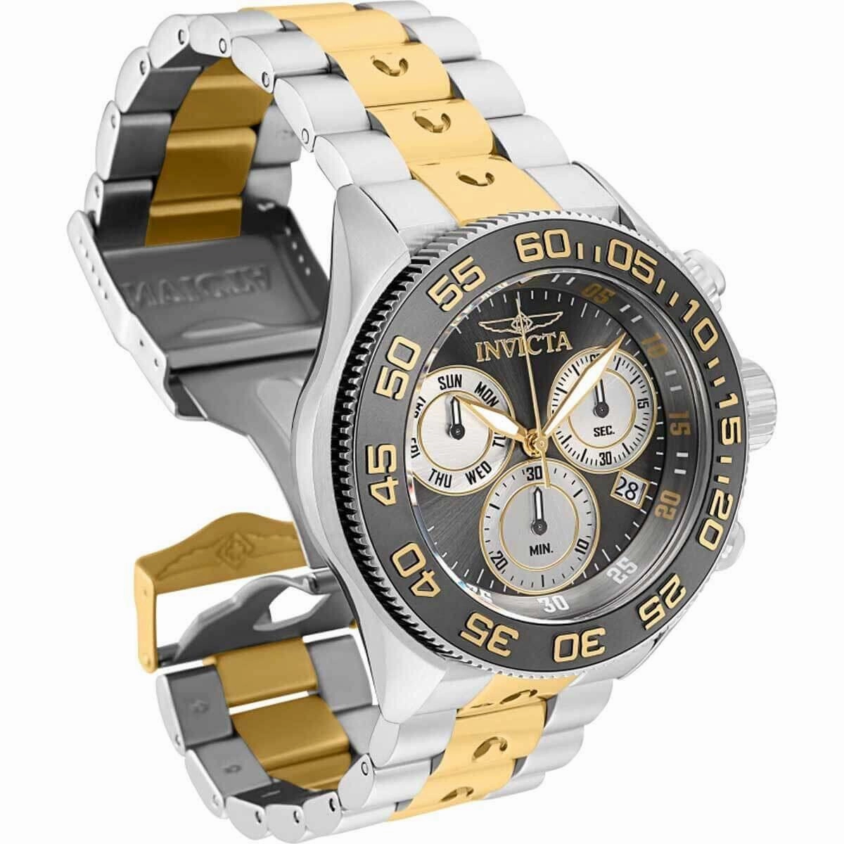 Invicta Men's Chronograph Watch - Pro Diver Two Tone Steel Bracelet | 31797