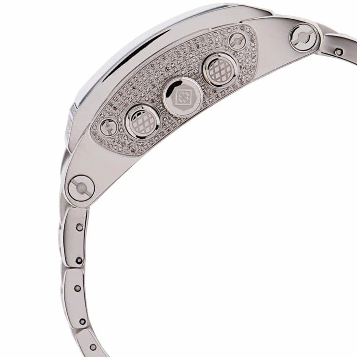 Invicta Men's Chronograph Watch - Shaq Black and Silver Dial Steel Bracelet | 33740