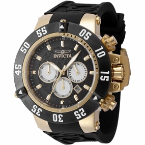 Invicta Men's Chronograph Watch - Subaqua Noma VIII Black Silicone Strap | 47330