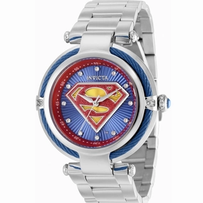 Invicta Men's Japanese Quartz Watch - DC Comics Superman Silver Steel Bracelet | 36954