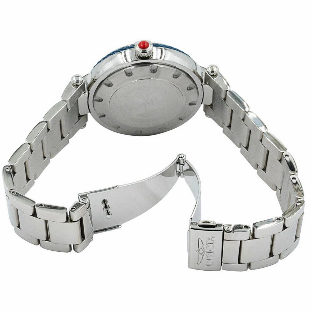 Invicta Men's Japanese Quartz Watch - DC Comics Superman Silver Steel Bracelet | 36954