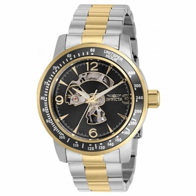 Invicta Men's Mechanical Watch - Specialty Skeleton Dial Two Tone Bracelet | 38560