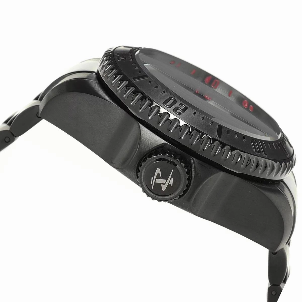 Invicta Men's Quartz Watch - Hydromax Black Dial Stainless Steel Bracelet | 34146