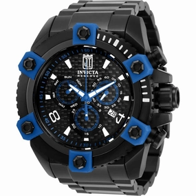 Invicta Men's Quartz Watch - Jason Taylor Chronograph Black Steel Bracelet | 33992