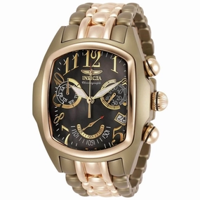Invicta Men's Quartz Watch - Lupah Chronograph Black Dial Two Tone Bracelet | 33380