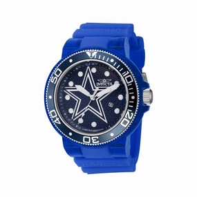 Invicta Men's Quartz Watch - NFL Dallas Cowboys Blue Dial Rotating Bezel | 41448