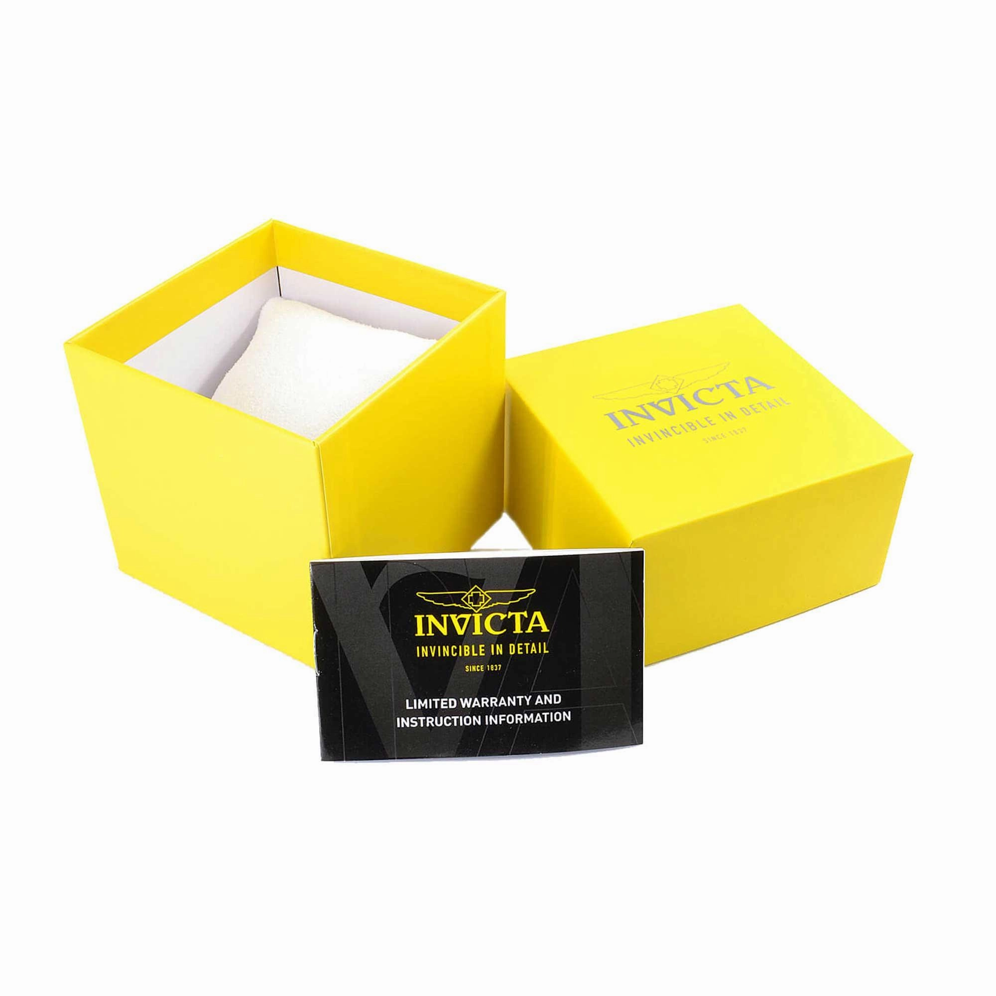 Invicta Men's Quartz Watch - Pro Diver Blue Dial Gold Tone Case Silicone Strap | 90304