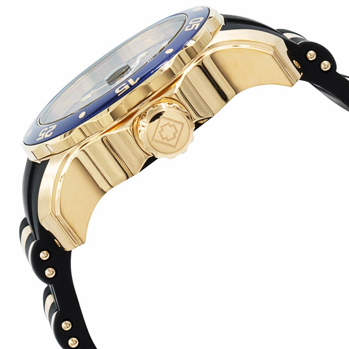 Invicta Men's Quartz Watch - Pro Diver Rotating Bezel Blue Dial Two Tone Strap | 39098
