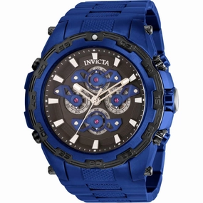 Invicta Men's Quartz Watch - Specialty Chrono Blue Stainless Steel Bracelet | 34223