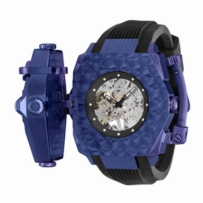 Invicta Men's Watch - Akula Chronograph Skeleton Dial Black Silicone Strap | 35300