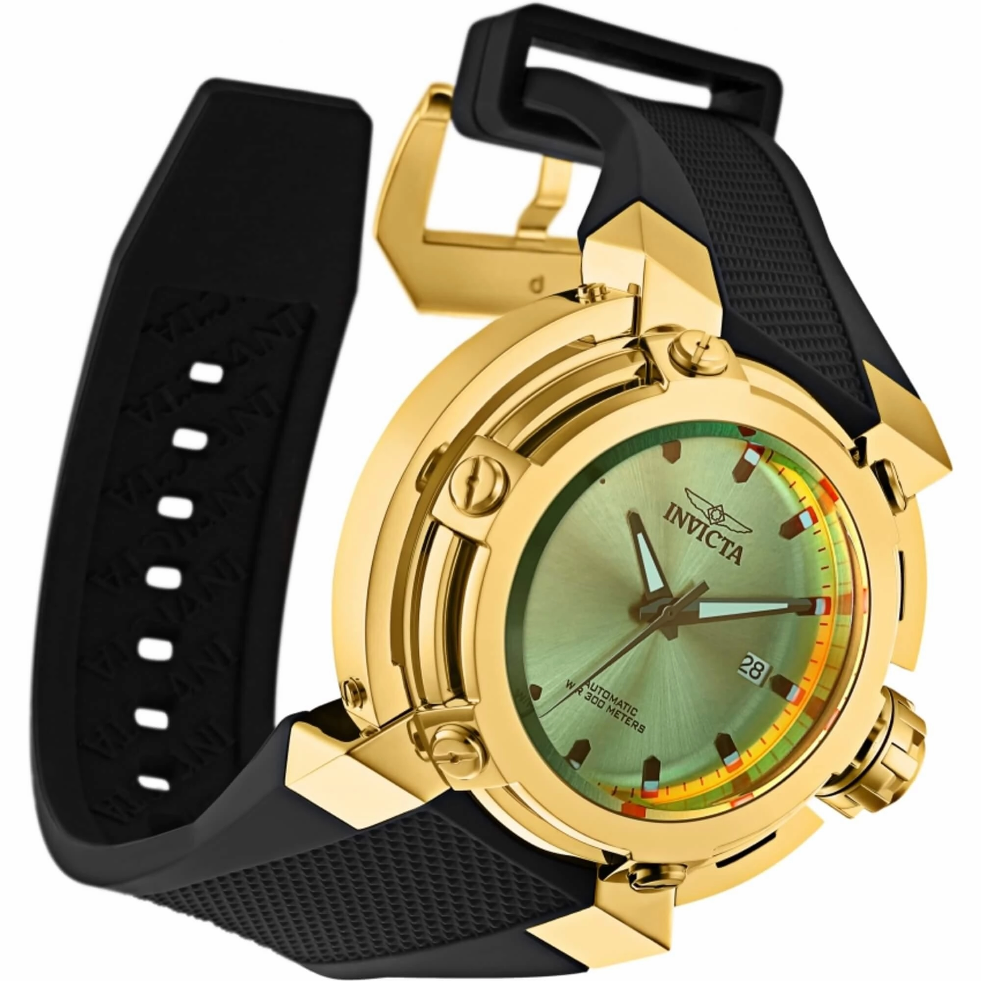 Invicta Men's Watch - Coalition Forces X-Wing Automatic Gold Tone Dial Strap | 28367