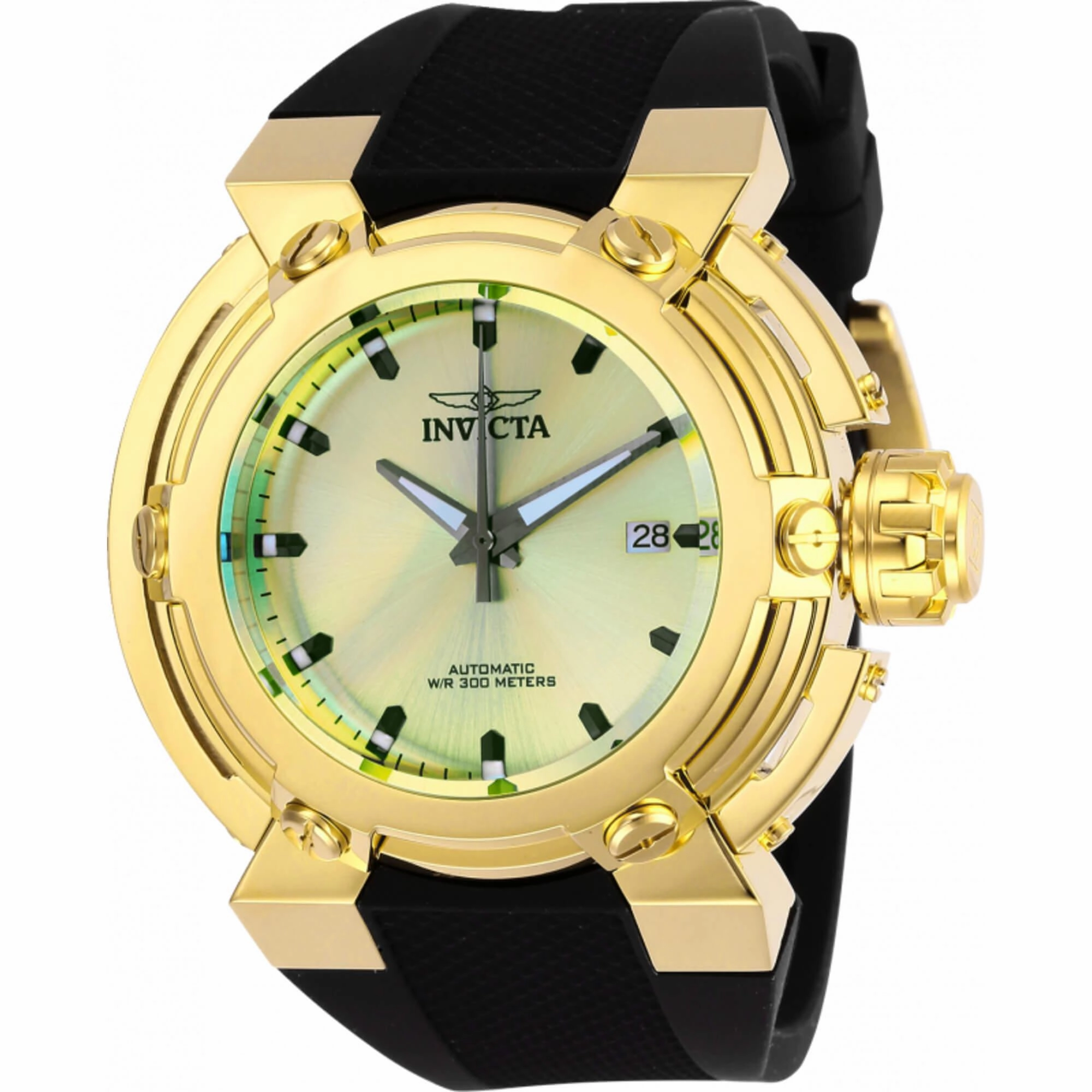 Invicta Men's Watch - Coalition Forces X-Wing Automatic Gold Tone Dial Strap | 28367