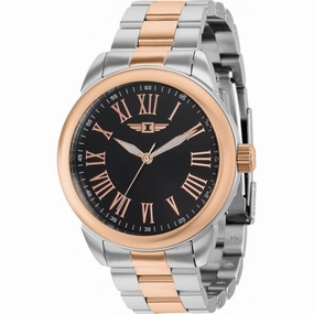 Invicta Men's Watch - I by Invicta Black Dial Two Tone Steel Bracelet | IBI36477