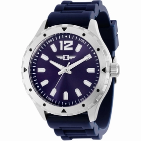 Invicta Men's Watch - I by Invicta Quartz Blue Dial Silicone Rubber Strap | IBI36506